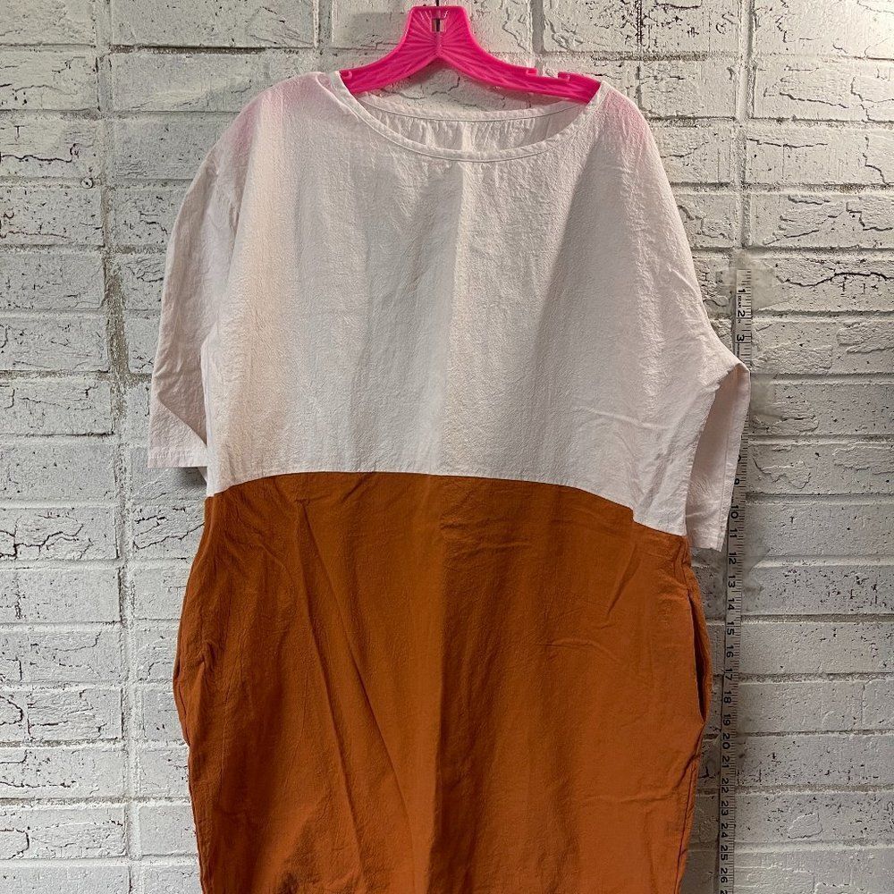 LINEN  top tunic XL